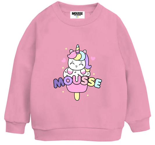 Felpa unicorno pink Mousse