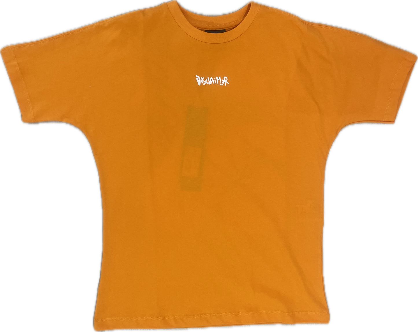 T-shirt arancio Disclaimer