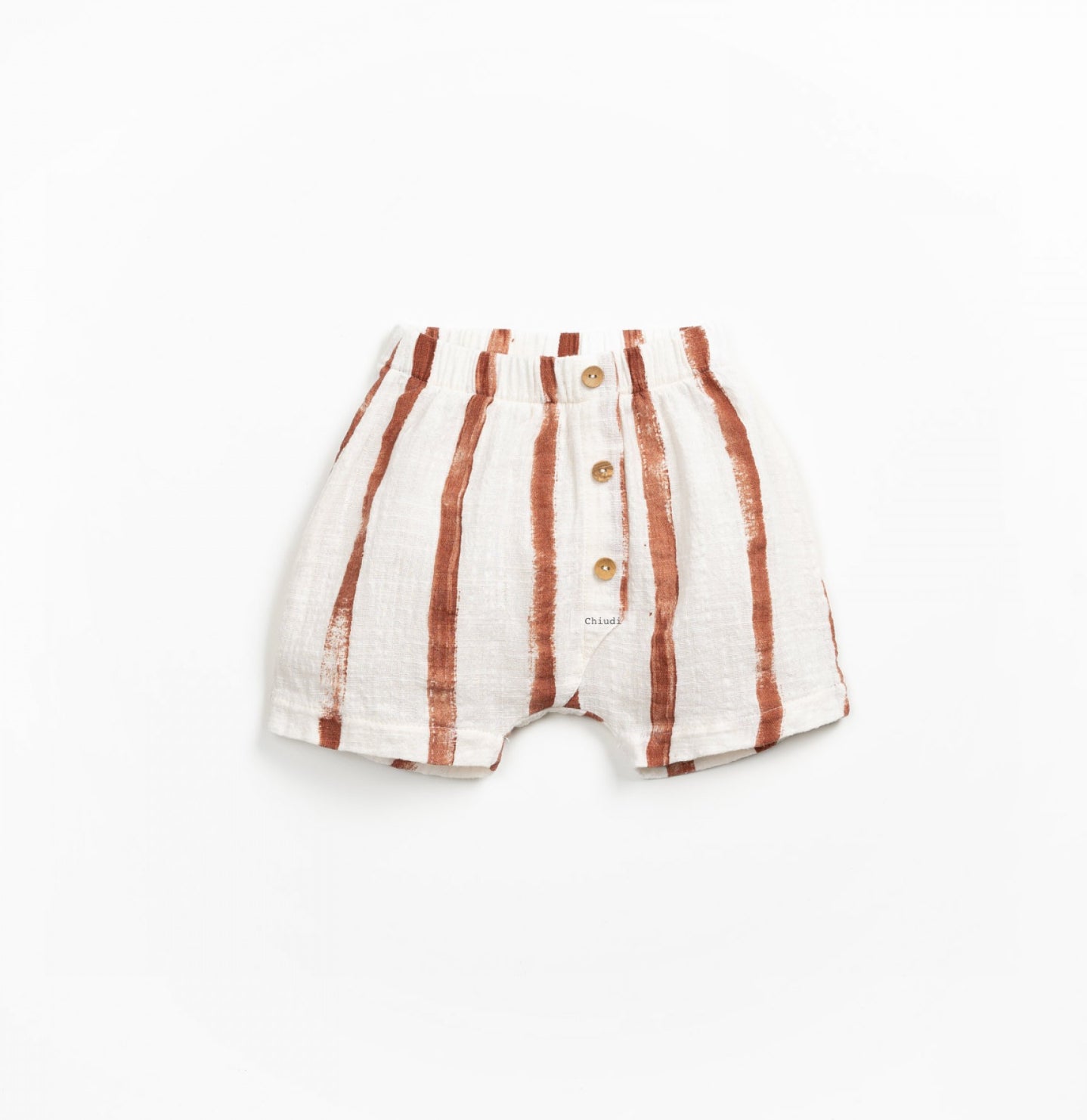 Pantaloncino in tessuto rigato Play Up