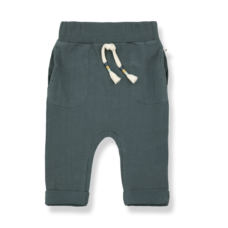 PANTALONE GUREN PETROLIO