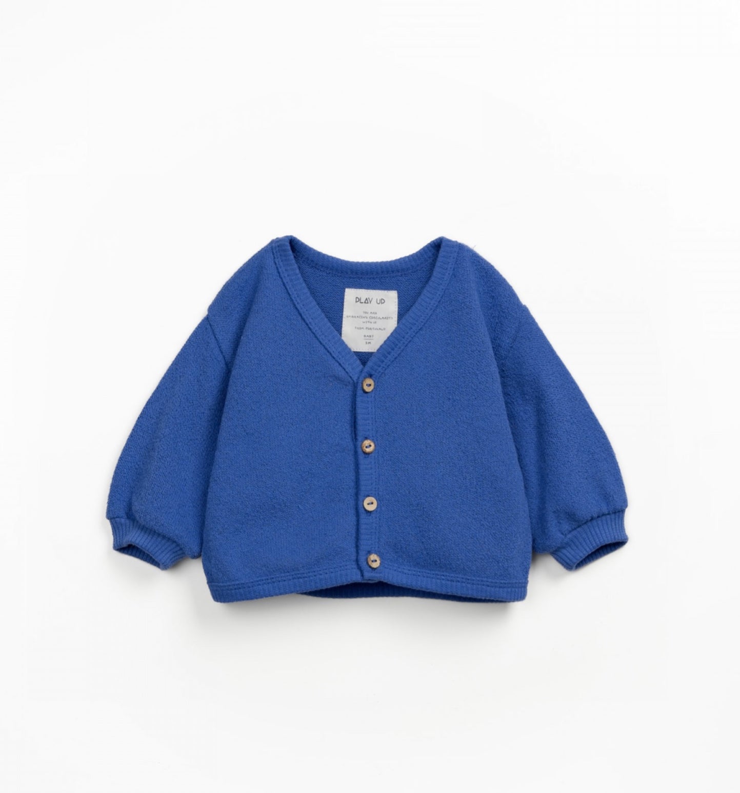 Cardigan con bottoni il legno Play Up