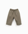 PANTALONE FIAMMATO OLIVA