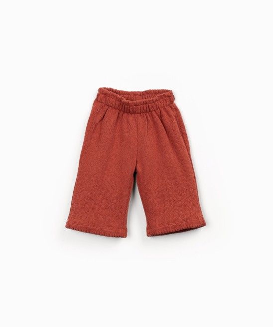 PANTALONE IN MAGLIA MATTONE