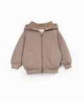 FELPA ZIP TORTORA