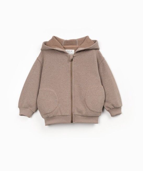 FELPA ZIP TORTORA