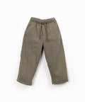 PANTALONE FIAMMATO OLIVA