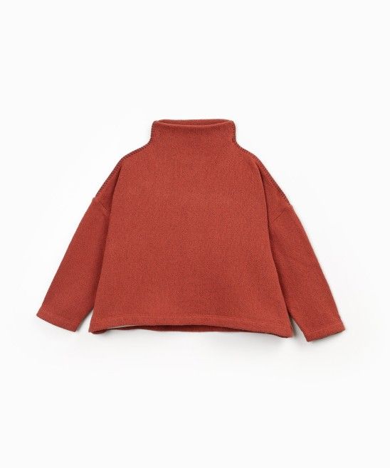 MAGLIA LUPETTO MATTONE