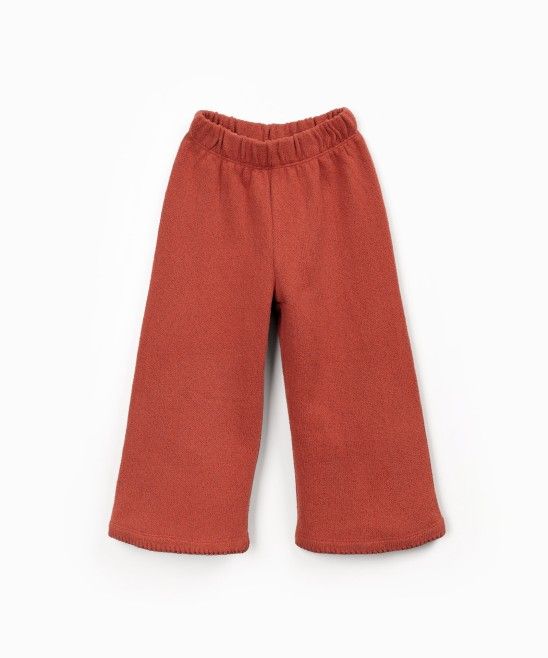 PANTALONE IN MAGLIA MATTONE