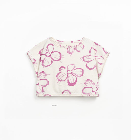 T-shirt floreale Play Up