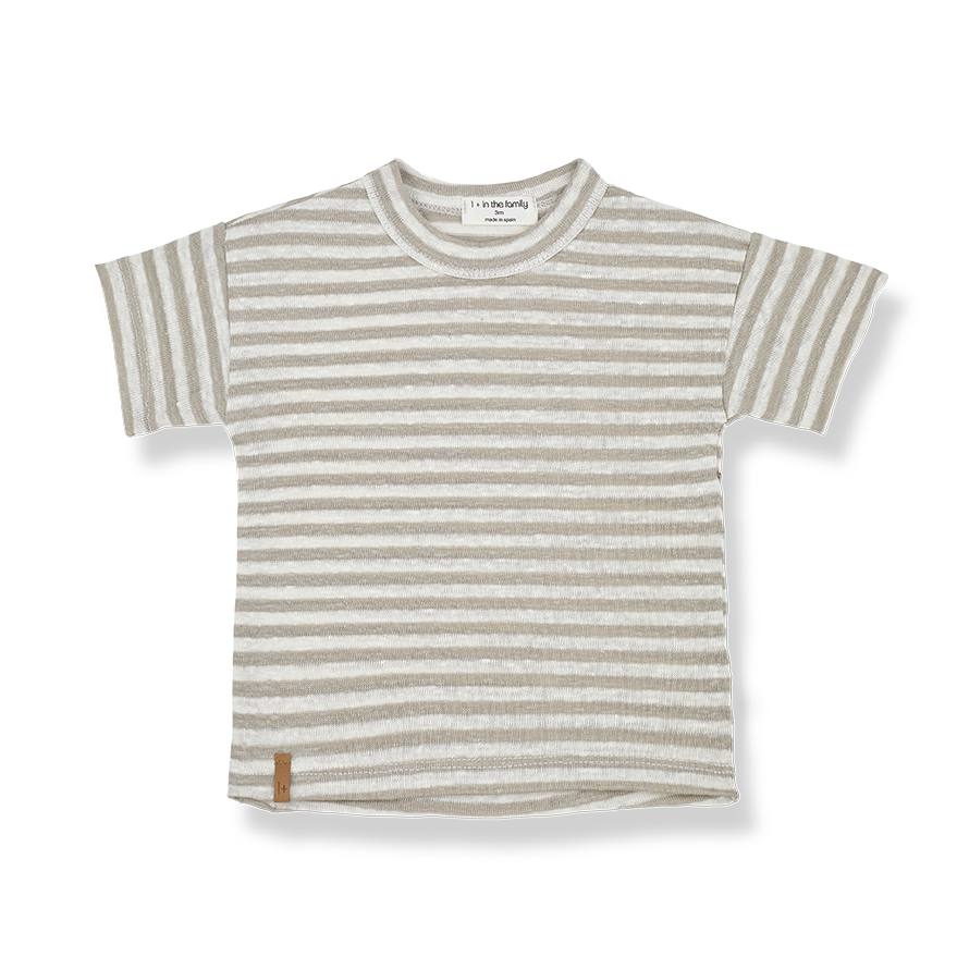 T-shirt Cesar beige/avorio