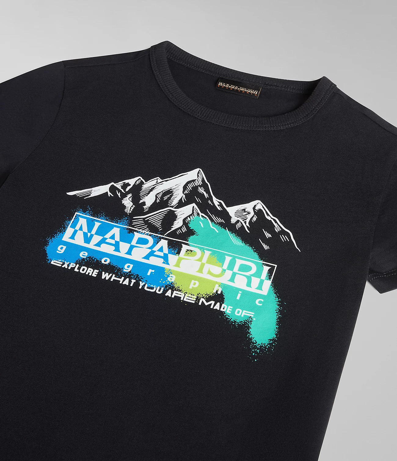 T-shirt logo montagne Napapijri