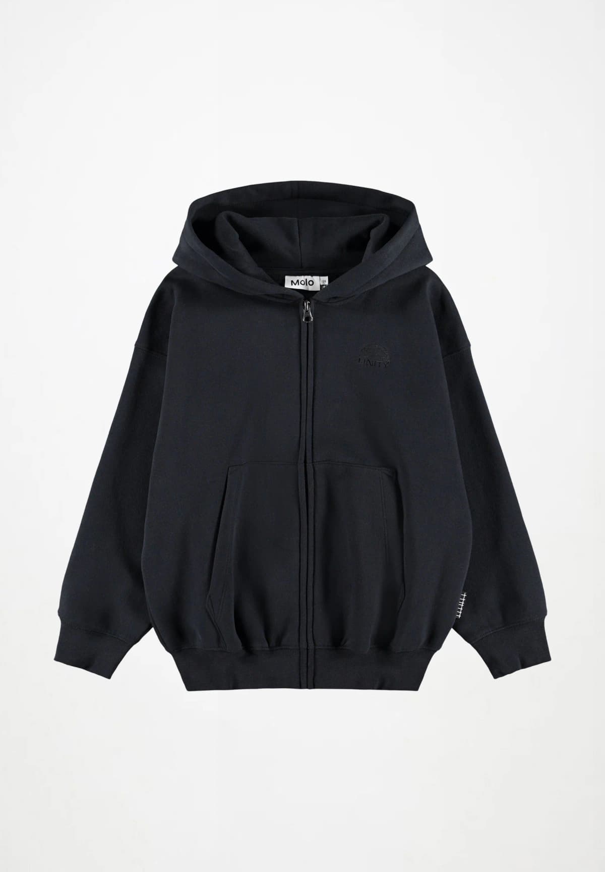 FELPA ZIP NERO Marley