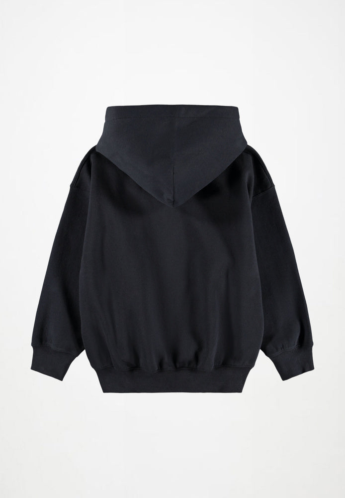 FELPA ZIP NERO Marley