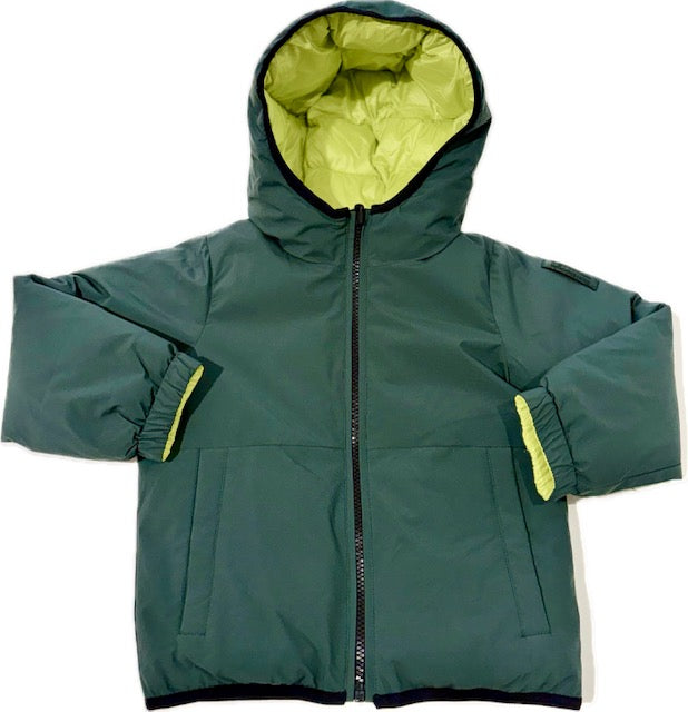 GIACCA REVERSIBILE VERDE