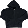 FELPA ZIP NERA FREDDY