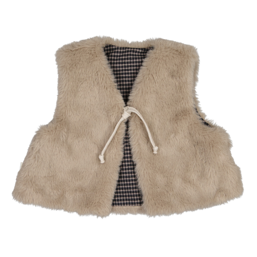 GILET ECOFUR REVERSIBILE