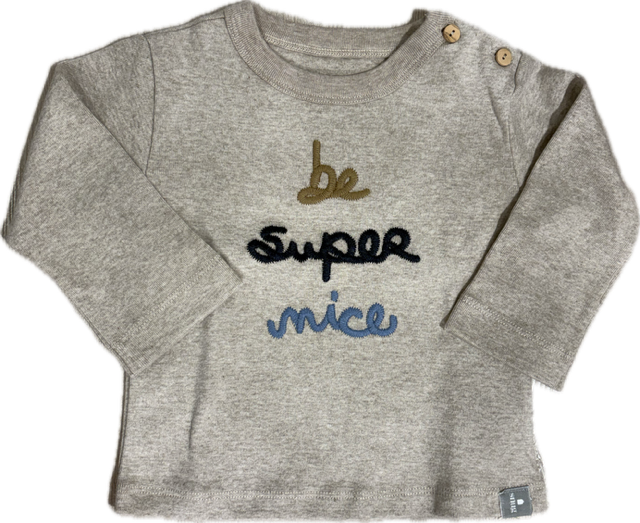 T-SHIRT RICAMO BE SUPER NICE