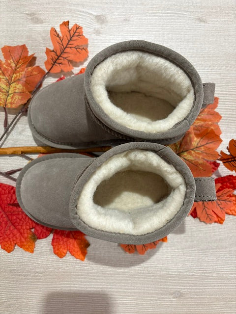 STIVALE IN PELLE CON ZIP FANGO