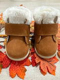 STIVALE IN PELLE CON STRAPPO