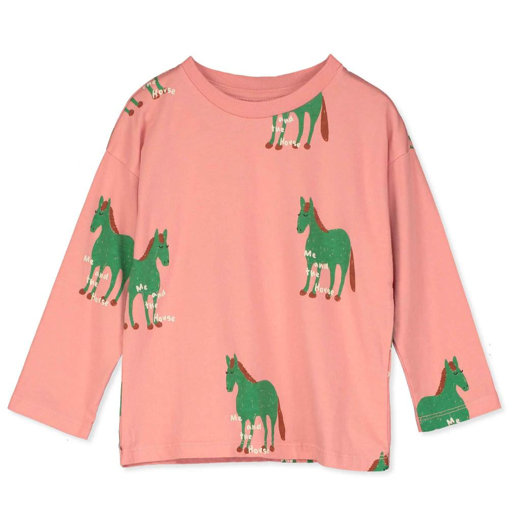 T-SHIRT CAVALLI ROSA