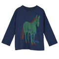 T-SHIRT CAVALLI BLU