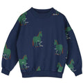 FELPA CAVALLI BLU