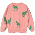 FELPA CAVALLI ROSA