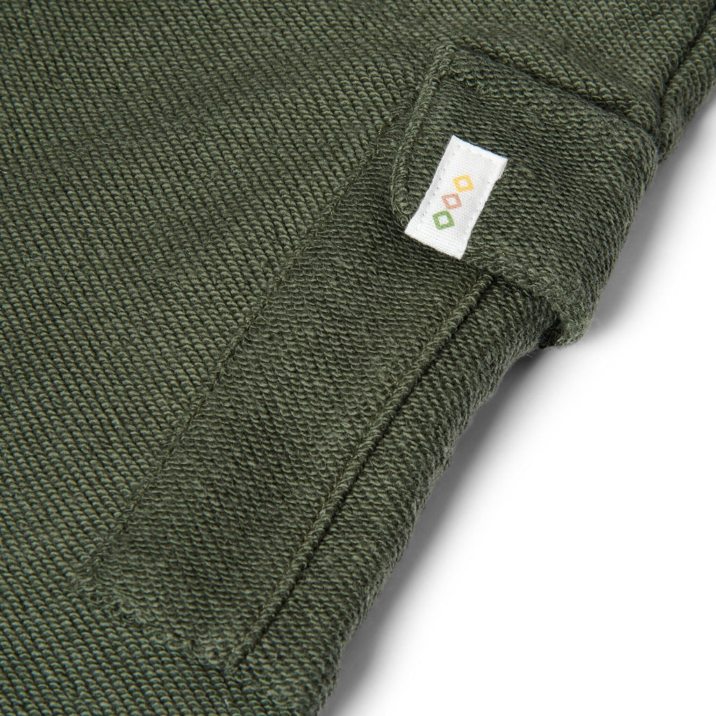 PANTALONE CARGO FELPATO VERDE