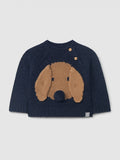 MAGLIONE CANE BLU