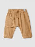 PANTALONE VELLUTO COSTE MANDORLA