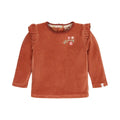 T-SHIRT VELLLUTINO VOLANT