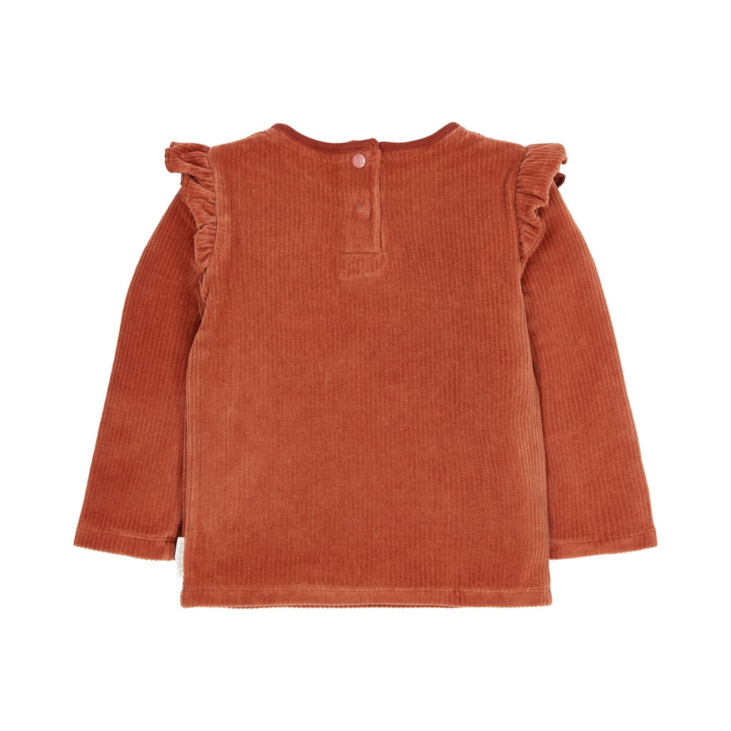 T-SHIRT VELLLUTINO VOLANT