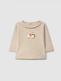T-SHIRT RICAMO UCCELLINI