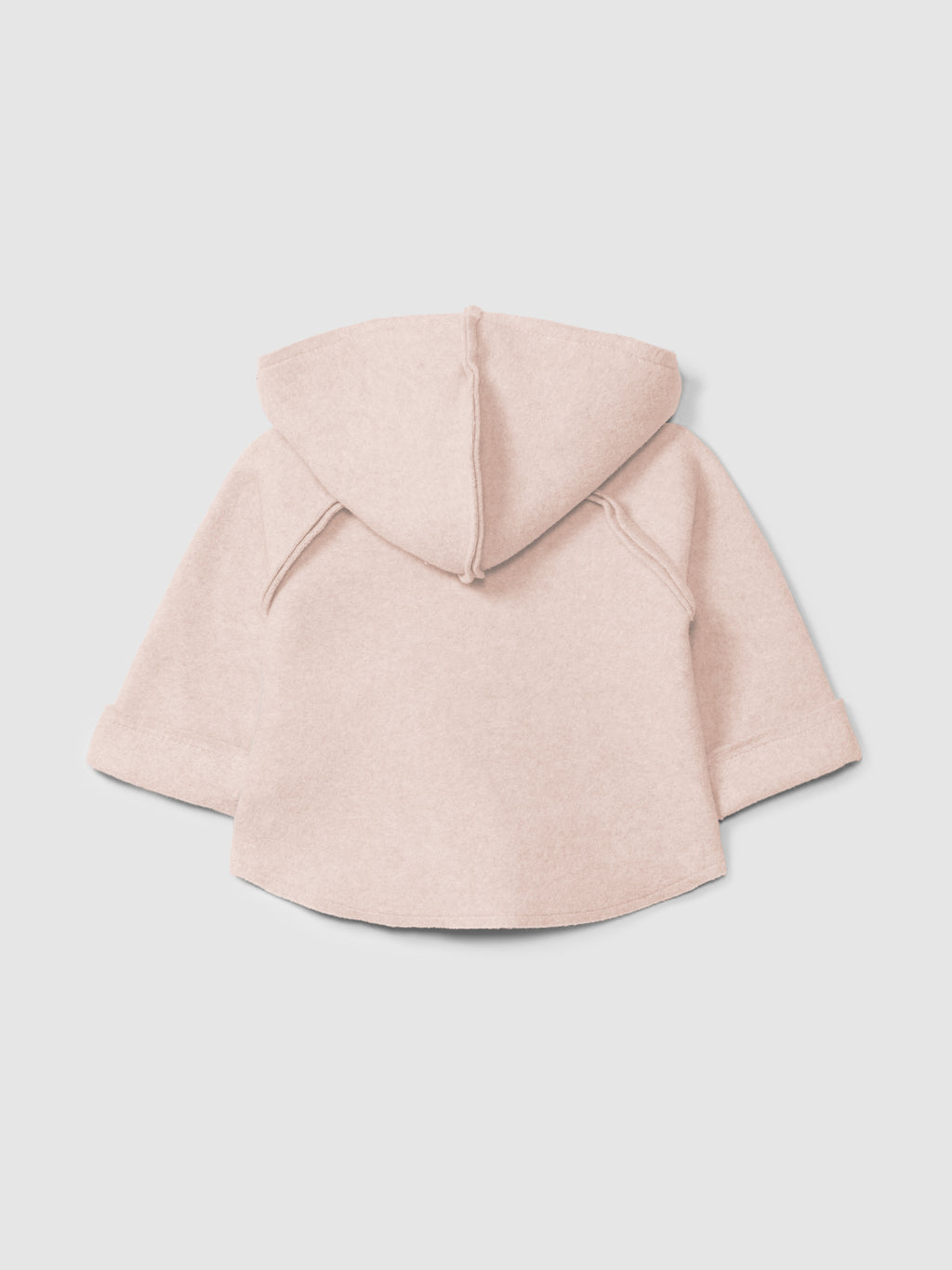 GIACCA CON CAPPUCCIO IN PANNO ROSA/AZZURRO