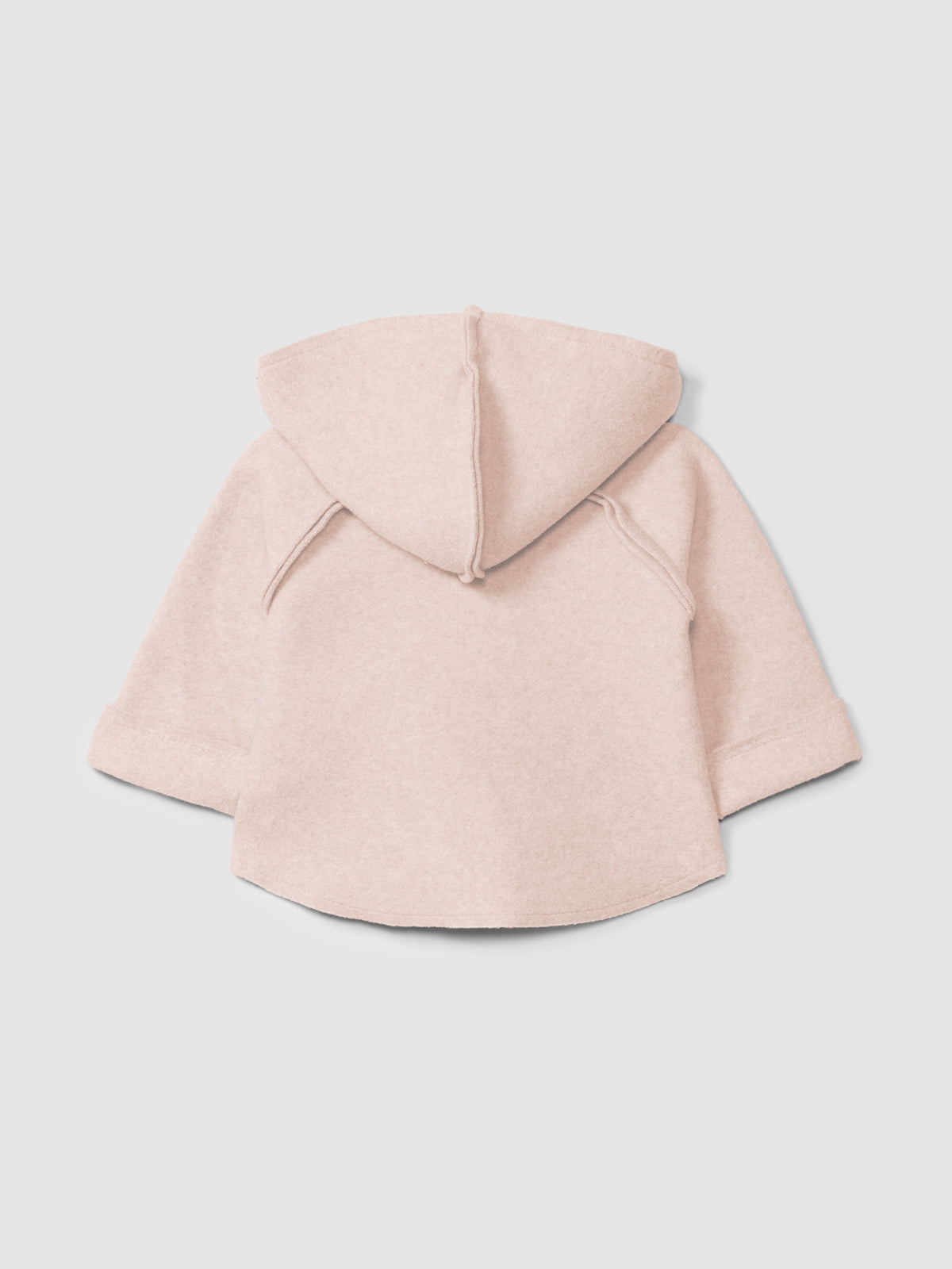 GIACCA CON CAPPUCCIO IN PANNO ROSA/AZZURRO