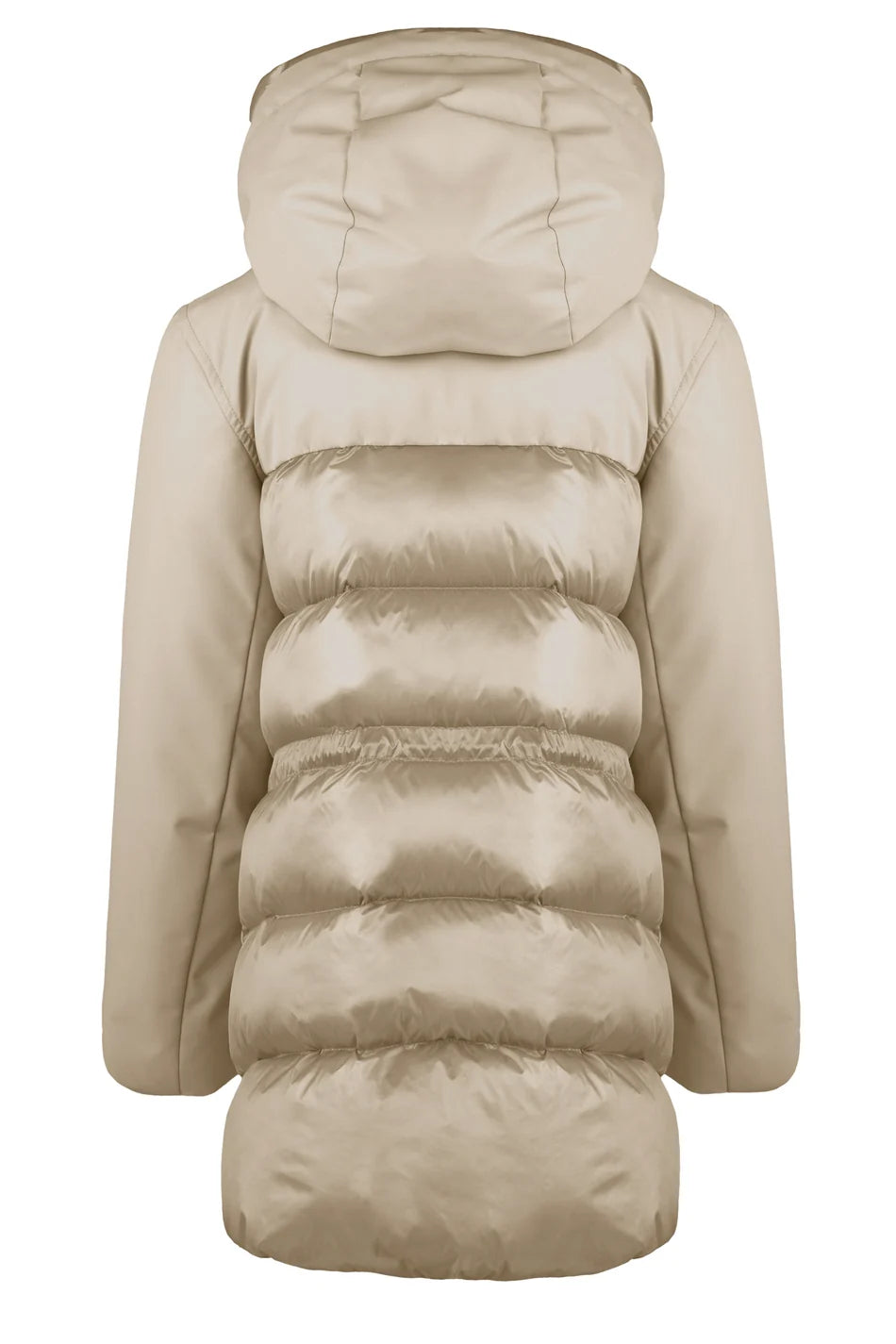 PARKA BIMATERICO IMBOTTITO SABBIA