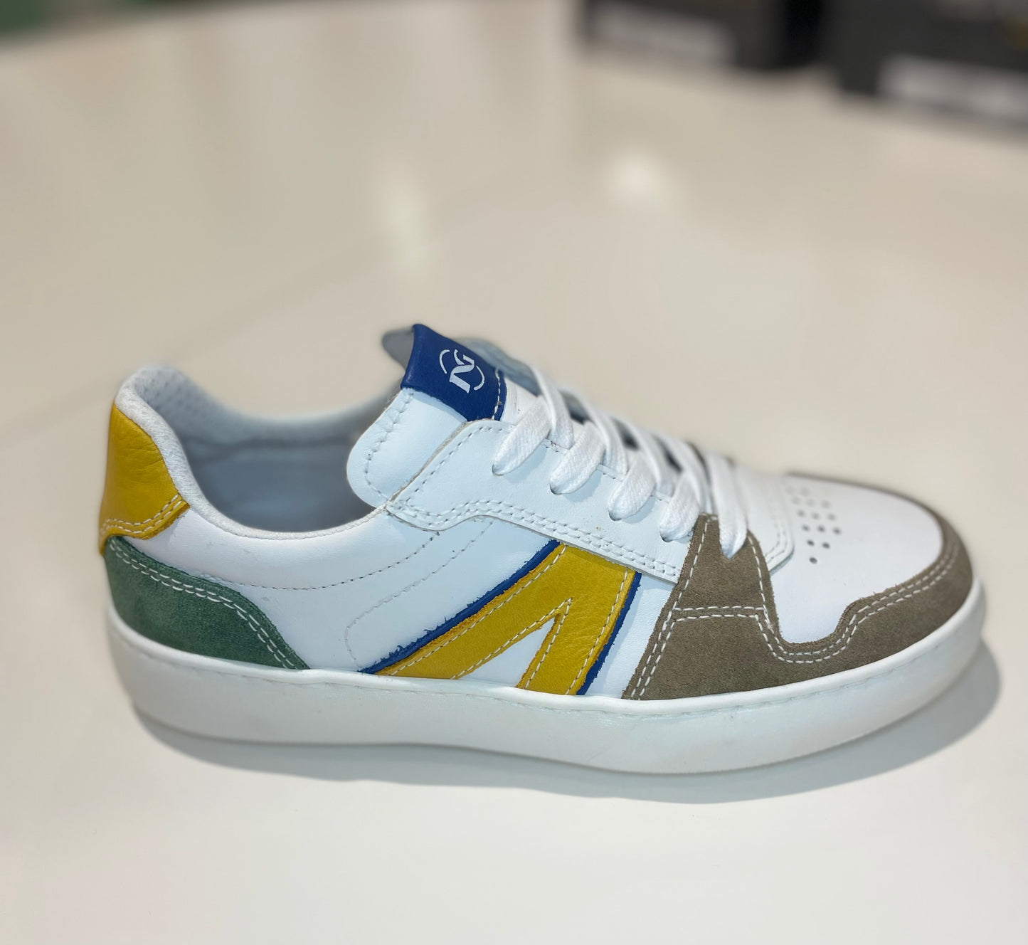 Sneakers giallo verde